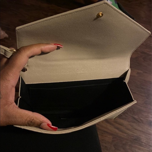Saint Laurent clutch beige - Picture 3 of 4